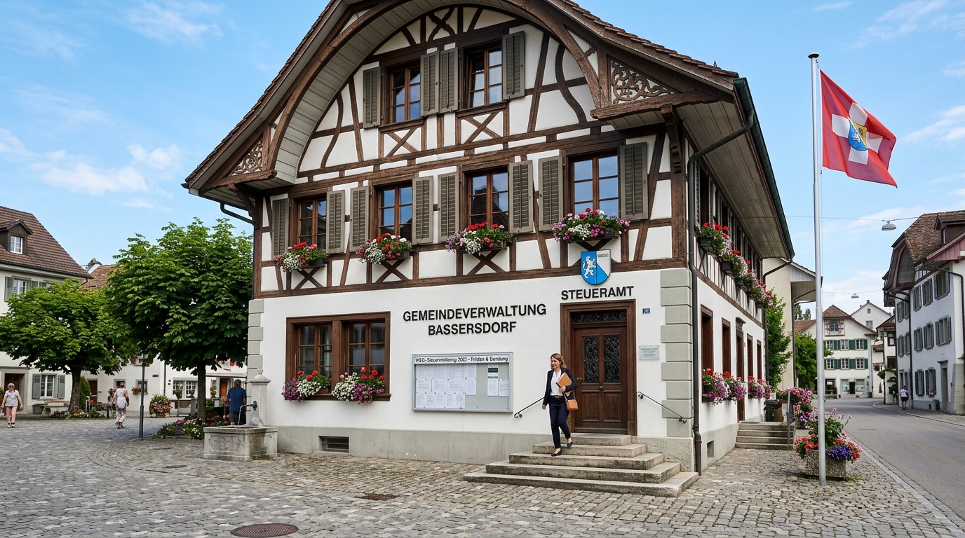 Steueramt Bassersdorf: Steuererklärung ausfüllen lassen im Bezirk Bülach Kanton Zürich