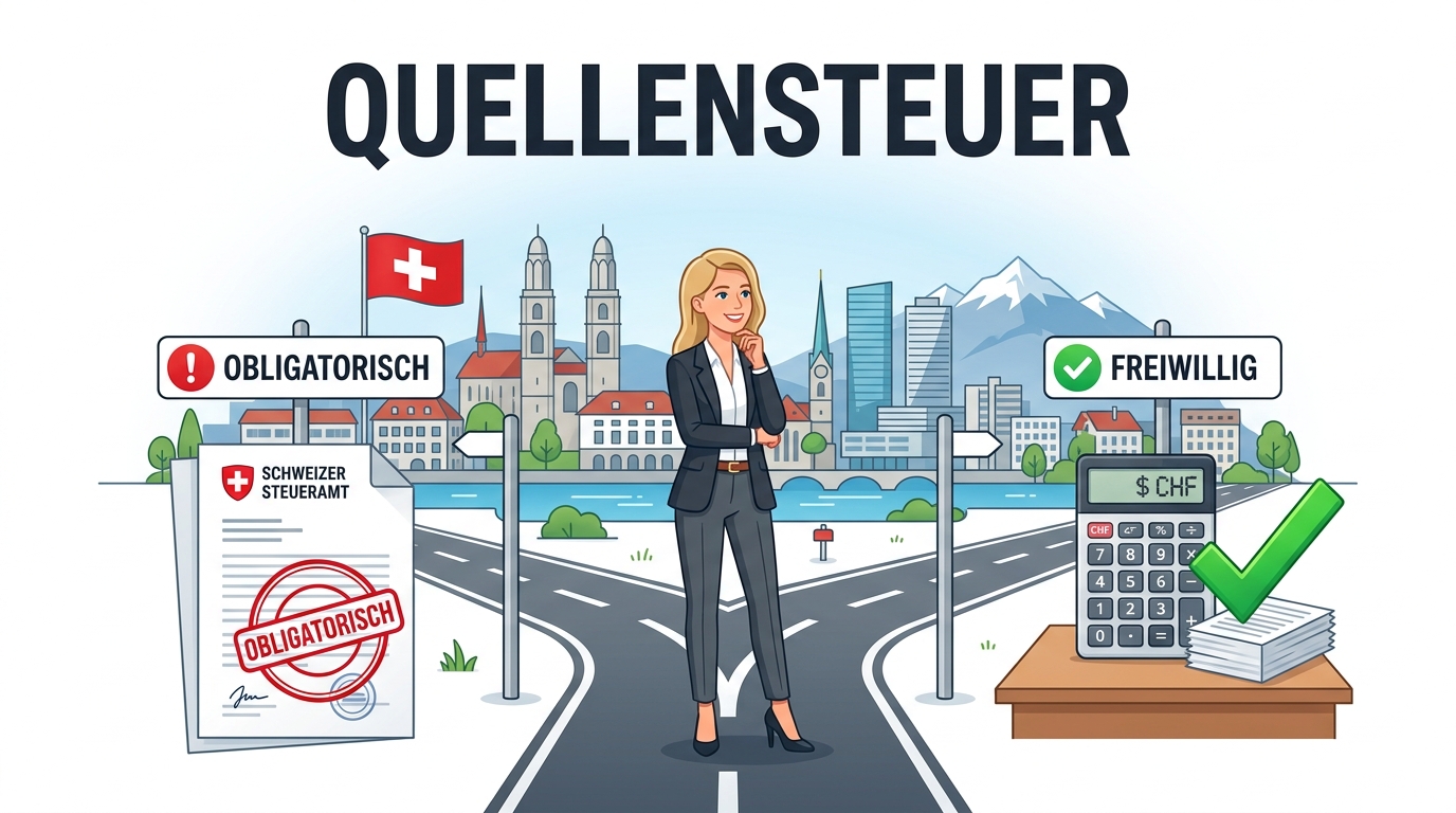 Quellensteuer Steuererklärung ausfüllen lassen Schweiz